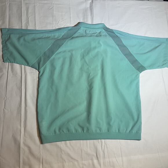 Vintage Xceptions by DSI Shirt Mens XL Teal Green Short Sleeve Polo 80s Taiwan - Picture 11 of 11